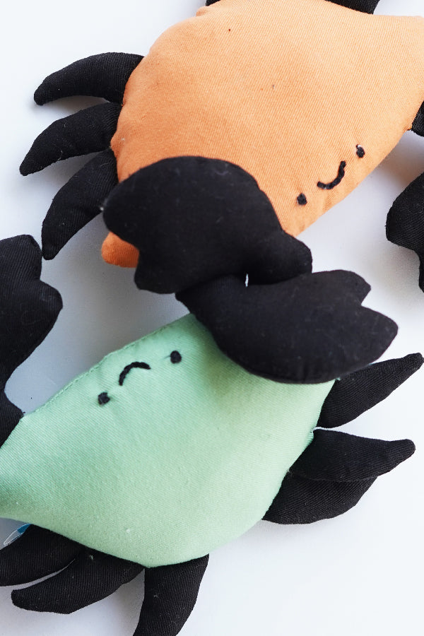 Upcycled Soft Toy Crabs - Set of 2